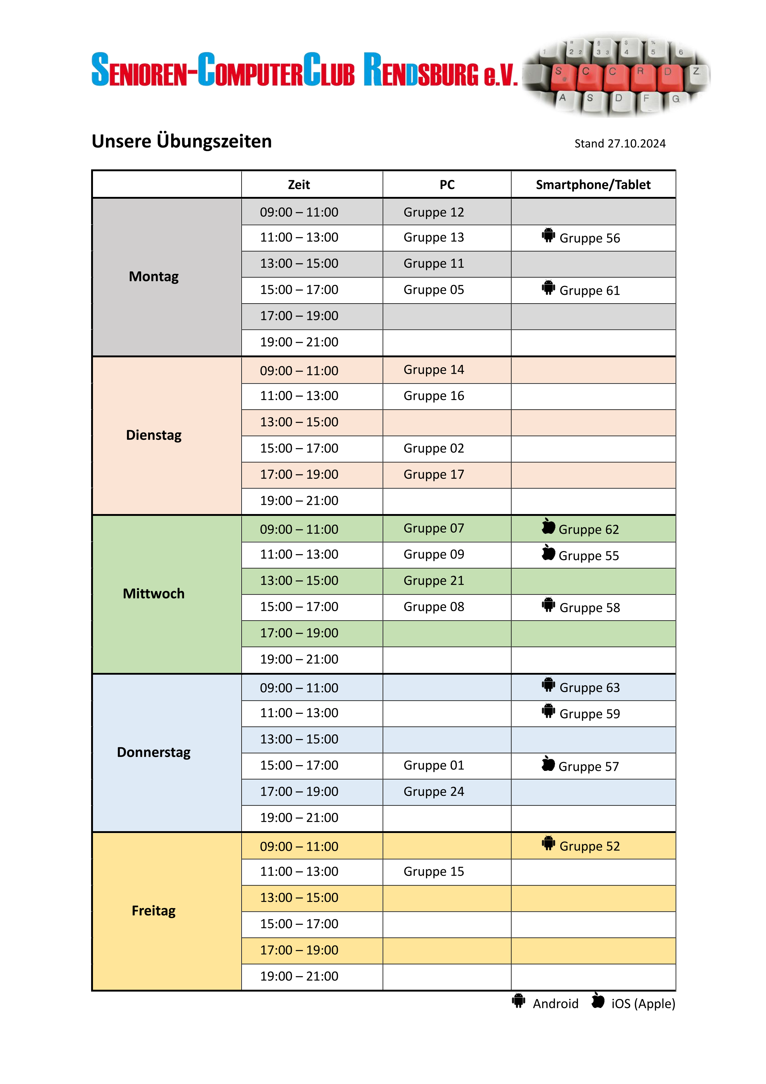 2024 10 27 Uebungszeiten SCCR